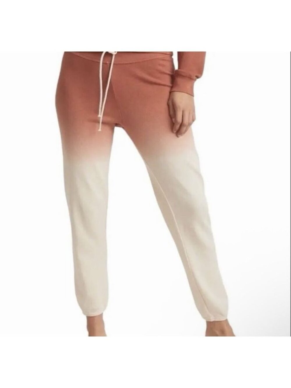 Marine Layer Amber Brown Ombré Women’s Blake Vintage Terry Jogger Size Small